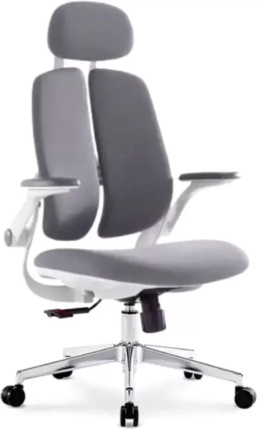 SitUp Kwin White Chrome (ткань Grey/Grey)