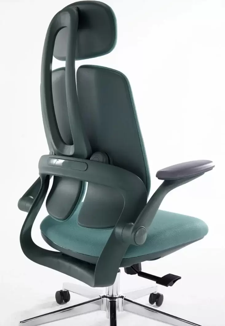 Офисное кресло SitUp Kwin White Chrome (ткань Grey/Grey) фото 3