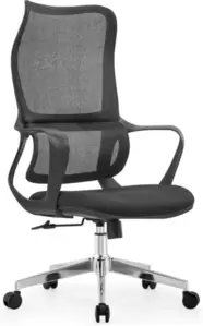 Офисное кресло SitUp LATI-H Black Chrome (сетка Black/Black)