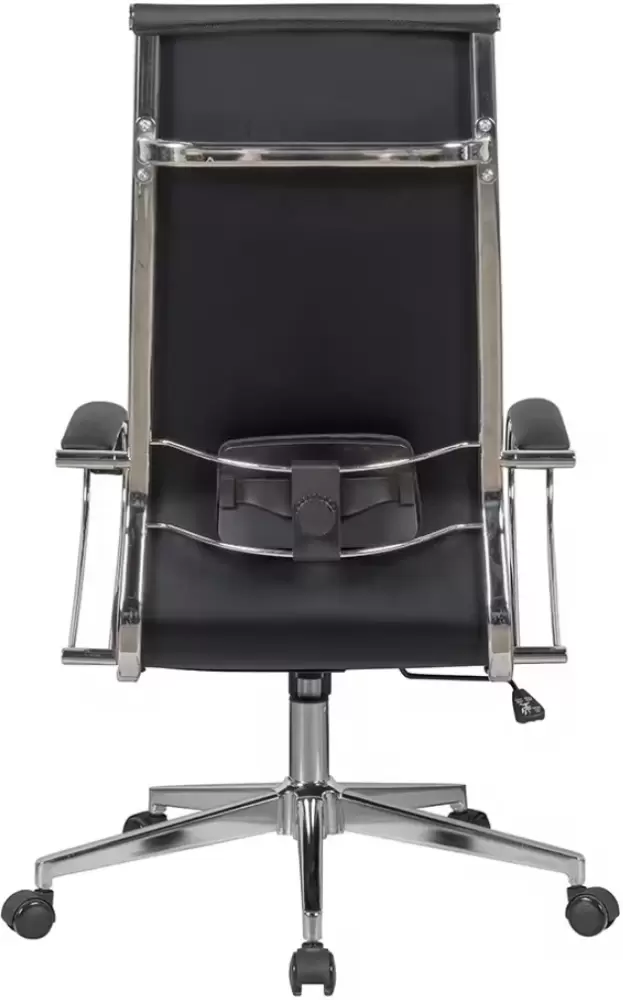 Офисное кресло SitUp Mark chrome (экокожа Black/Black) фото 5