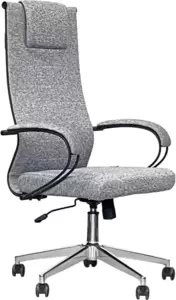 Офисное кресло SitUp Michael chrome (ткань Gray/Gray)