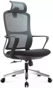 Офисное кресло SitUp Point Black Chrome (сетка Black/Black)