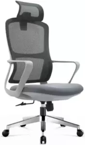 Офисное кресло SitUp Point Grey Chrome (сетка Grey/Grey)