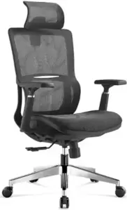 Офисное кресло SitUp Star chrome (сетка black/black) фото