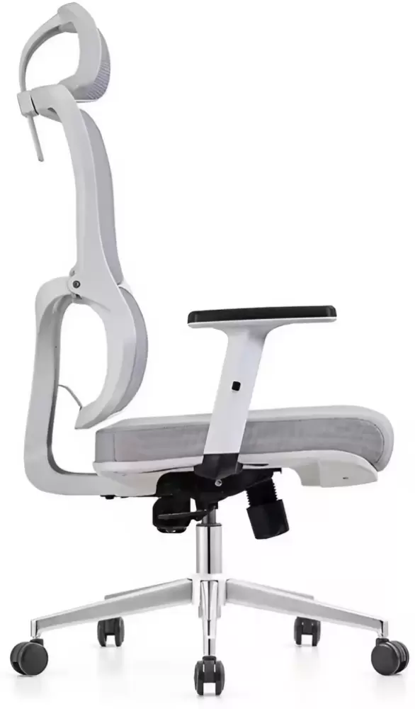 Офисное кресло Situp Victoria Chrome (сетка Light Gray/ткань Light Gray) фото