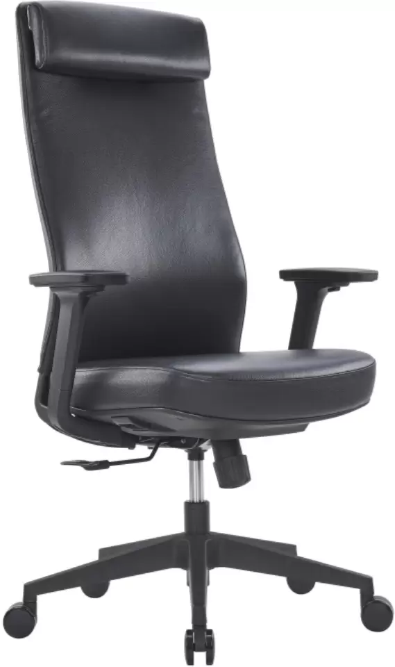 SitZone CH-366A (натуральная кожа, алюминий, черный)