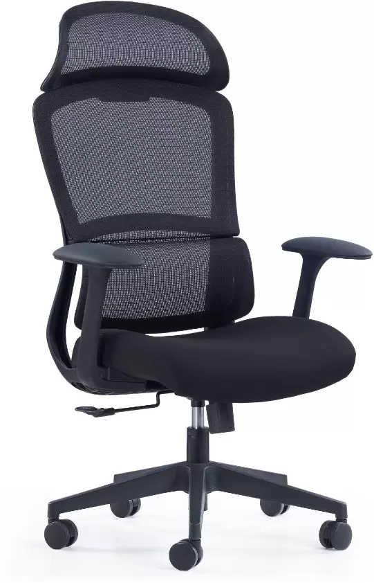 SitZone CH-555A (сетка, ткань, пластик, черный)