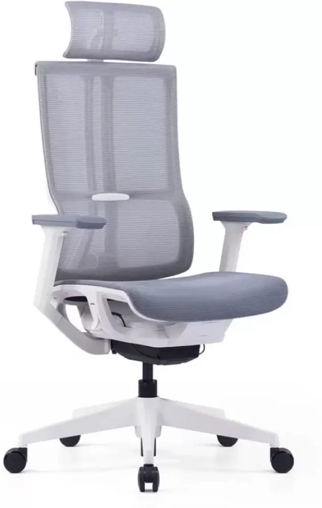SitZone E-303-001A-P1-WH (серый/белый)