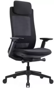 SitZone E-VL002A (сетка, ткань, пластик, черный)