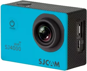 Экшн-камера SJCAM SJ4000 WiFi (голубой) фото
