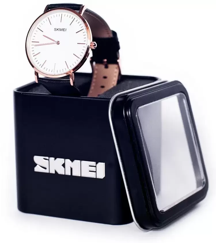 Наручные часы Skmei 1181 (розовое золото/черный) фото