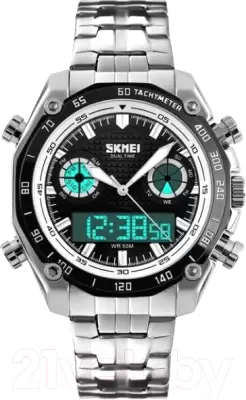 Наручные часы Skmei 1204 (черный/белый) фото