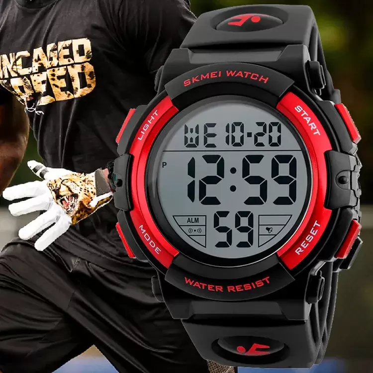 Наручные часы Skmei 1258 (черный/красный) фото