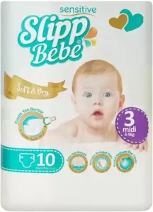 Подгузники детские Slipp Bebe №3 4-9 кг (10 шт) фото