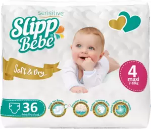 Подгузники детские Slipp Bebe №4 7-18 кг (36 шт) фото