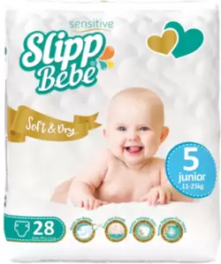 Подгузники детские Slipp Bebe №5 11-25 кг (28 шт) фото