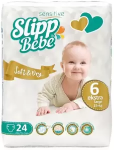 Подгузники детские Slipp Bebe №6 15+ кг (24 шт) фото