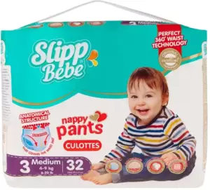 Подгузники-трусики детские Slipp Bebe №3 4-9 кг (32 шт) фото