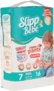 Подгузники-трусики детские Slipp Bebe №7 13-29 кг (16 шт) фото