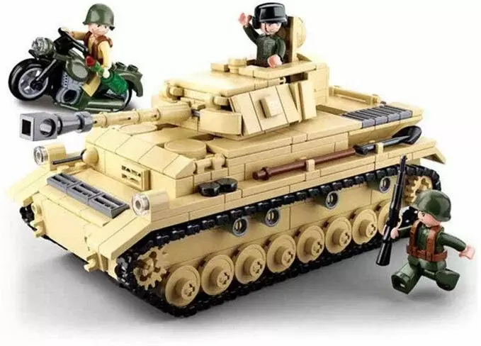 Конструктор Sluban Армия ВОВ Немецкий танк PanzerIV M38-B0693 фото