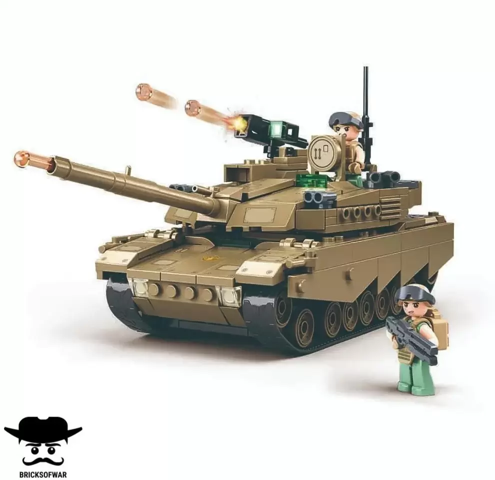 Конструктор Sluban Танк США Абрамс M38-B1256 фото