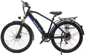 Электровелосипед Smart Balance City 2024 (черный/синий) фото