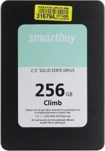 Жесткий диск SSD SmartBuy Climb (SB256GB-CLB-25SAT3) 256Gb фото