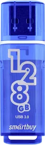 USB Flash SmartBuy Glossy 128GB (синий) фото