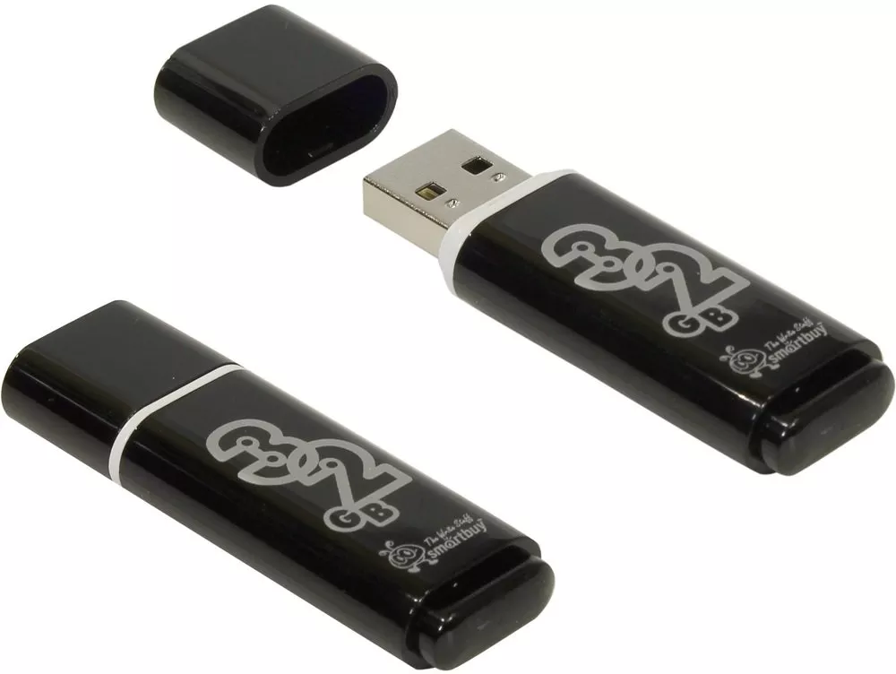 USB-флэш накопитель SmartBuy Glossy 32GB (SB32GBGS-K) фото 2