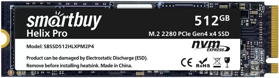 SmartBuy Helix Pro 512GB SBSSD512HLXPM2P4