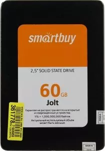 Жесткий диск SSD SmartBuy Jolt (SB060GB-JLT-25SAT3) 60Gb фото