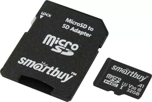 Карта памяти SmartBuy microSDHC SB32GBSDU1A-AD 32GB фото
