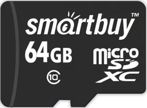 Карта памяти SmartBuy microSDXC 64GB (SB64GBSDCL10-00LE) фото