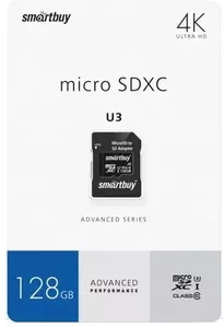 Карта памяти SmartBuy microSDXC SB128GBSDU1A-AD 128GB фото