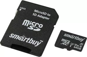 Карта памяти SmartBuy microSDXC SB64GBSDU1A-AD 64GB фото