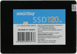 Жесткий диск SSD SmartBuy S11 (SB120GB-S11-25SAT3) 120GB фото