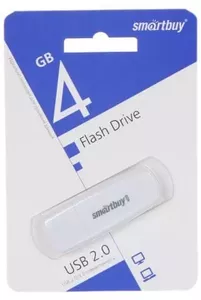 USB-флэш накопитель SmartBuy Scout 4Gb White SB004GB2SCW icon