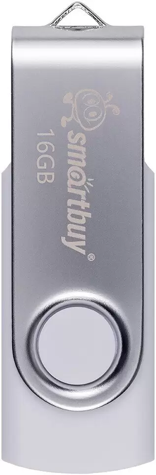 SmartBuy Twist 16GB (белый/серебристый)