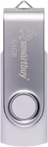 SmartBuy Twist 64GB (белый/серебристый)