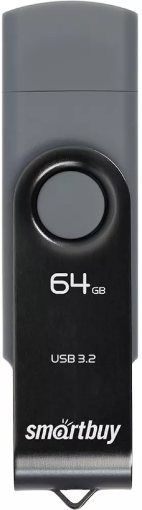 SmartBuy Twist Dual Type-C/Type-A 64GB (черный)