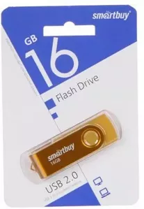 USB Flash SmartBuy UFD 16Gb 2.0 Twist Yellow SB016GB2TWY фото