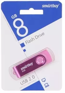 USB-флэш накопитель SmartBuy UFD 2.0 Twist Pink 8Gb SB008GB2TWP icon