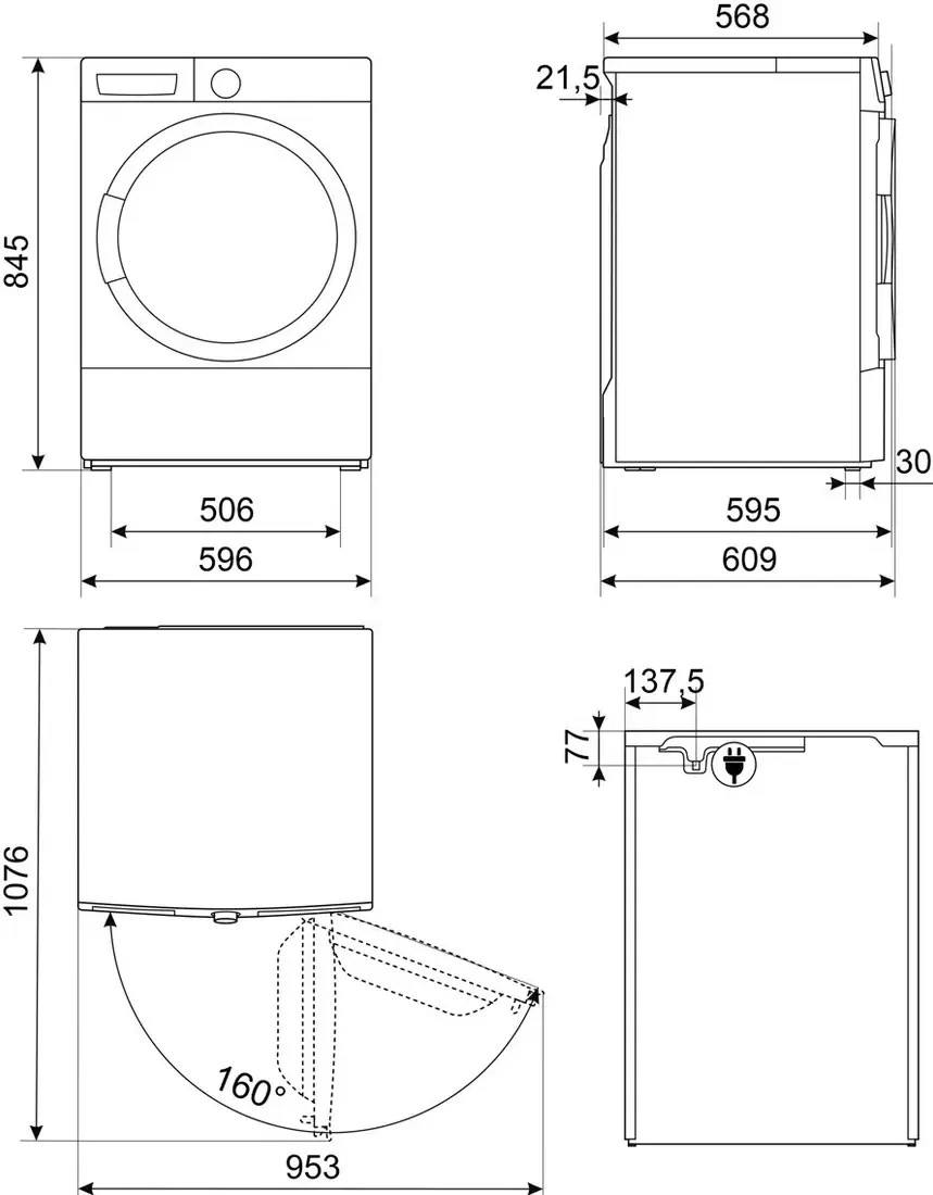 Сушильная машина Smeg DT393RU4 фото 4