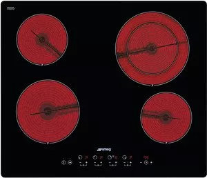 Электрическая варочная панель Smeg SE2641TD2 фото