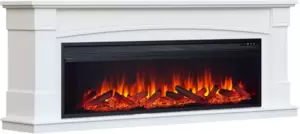 Каминокомплект Smolcom Boston V60 + Vision 60 LED (бьянко белый) фото