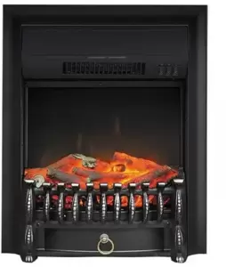 Каминокомплект Smolcom Brighton STD-ASP Fobos FX M Black RC (темный орех) фото
