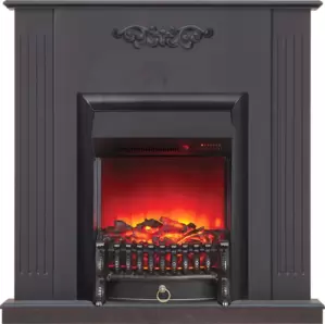 Каминокомплект Smolcom Lumsden STD-ASP Fobos FX M Black RC (темный орех) фото