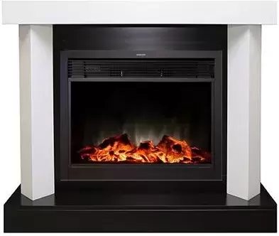 Каминокомплект Smolcom Yukon MB/JUP/SYM26 + Moonblaze Deluxe-s BL LT (бьянко белый/черный) фото 2