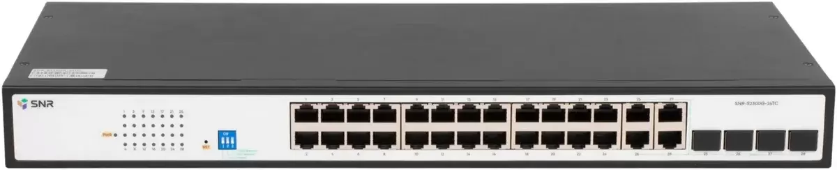 Управляемый коммутатор 2-го уровня SNR SNR-S2300G-24TC-POE фото 2