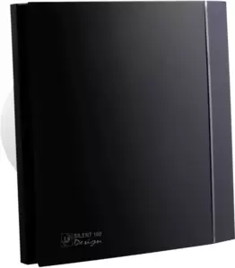 Вытяжной вентилятор Soler&Palau Silent-100 Matt Black Design-4C